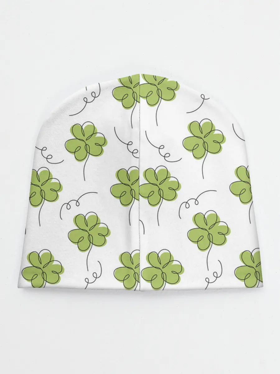 Детская шапка / Клевер на День святого Патрика