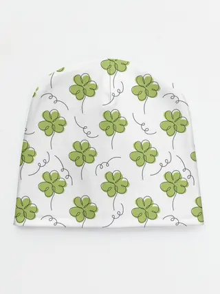 Детская шапка / Клевер на День святого Патрика