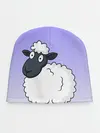 Детская шапка / Нарисованный милый барашек