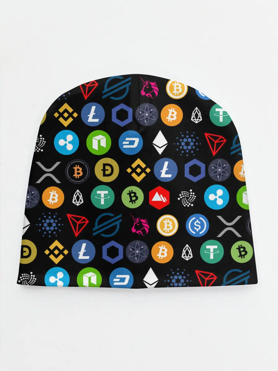 Детская шапка / ЛОГОТИПЫ КРИПТОВАЛЮТ | CRYPTOCURRENCIES