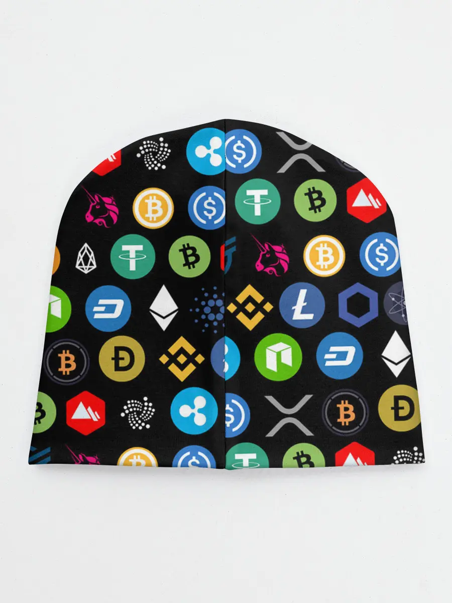 Детская шапка / ЛОГОТИПЫ КРИПТОВАЛЮТ | CRYPTOCURRENCIES