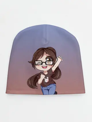 Детская шапка / обычная девочка фрилансер