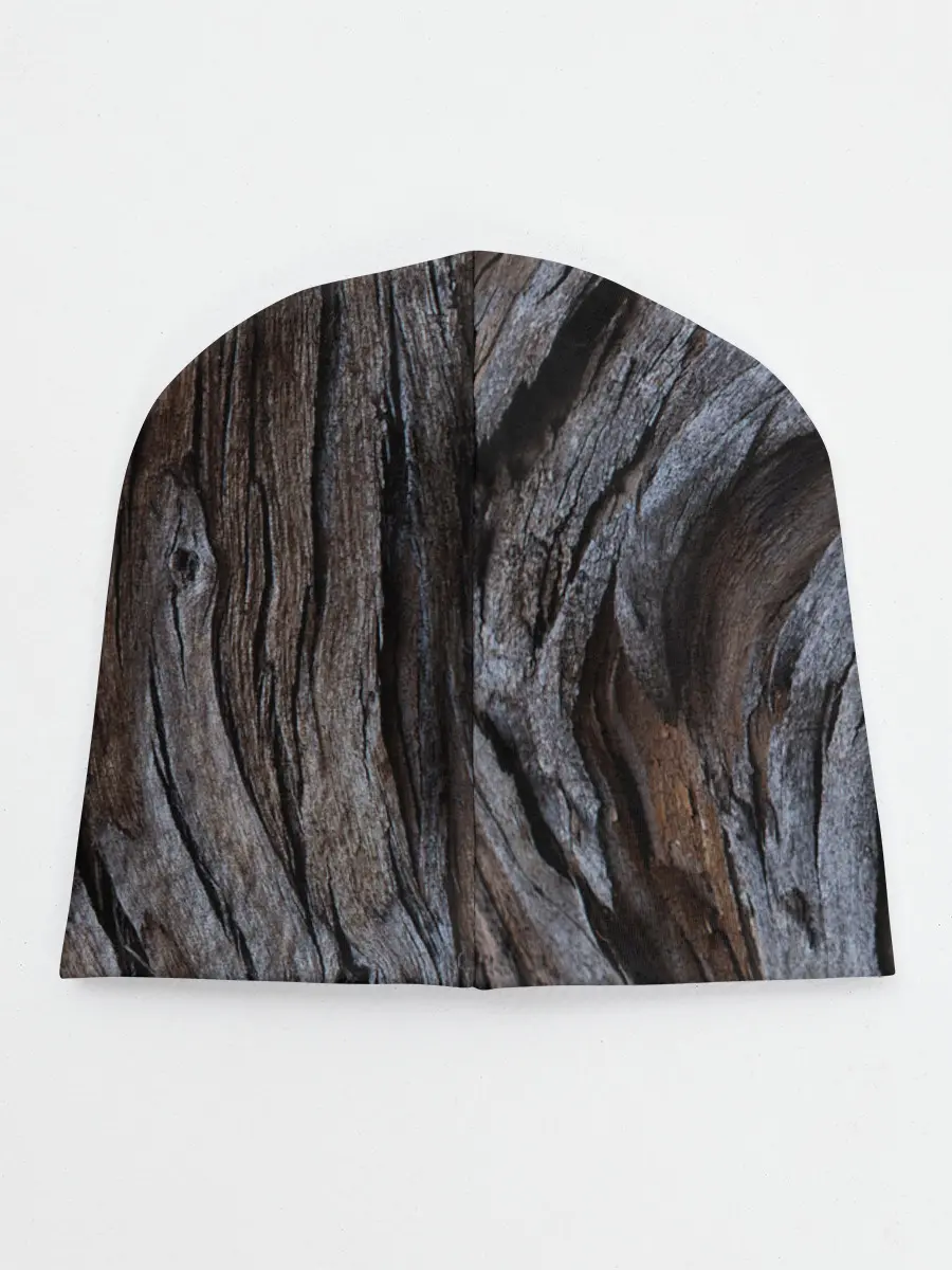 Детская шапка / Древесная кора