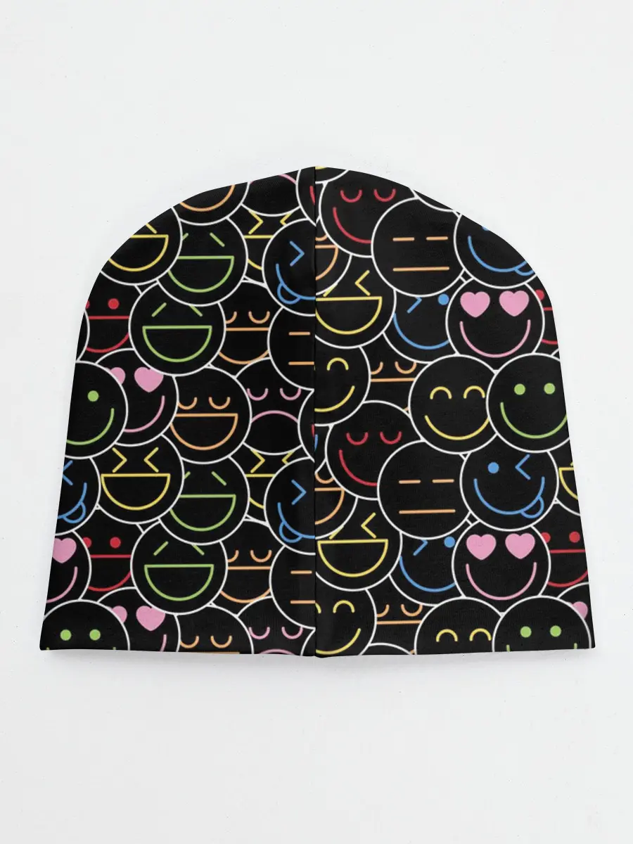 Детская шапка / SLAVA MARLOW - Неоновые смайлы