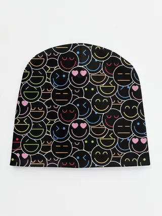 Детская шапка / SLAVA MARLOW - Неоновые смайлы