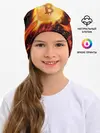 Детская шапка / БИТКОИН ОГОНЬ