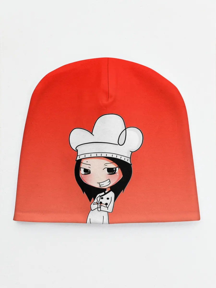 Детская шапка / Повар девушка манга
