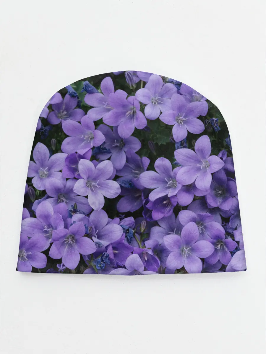 Детская шапка / Фиолетовый цвет весны