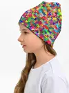 Детская шапка / РАЗНОЦВЕТНЫЙ ПАЗЛ