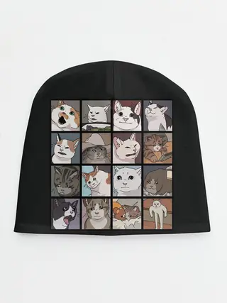 Детская шапка / Коты и кошки