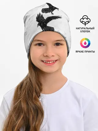 Детская шапка / Gothic crows