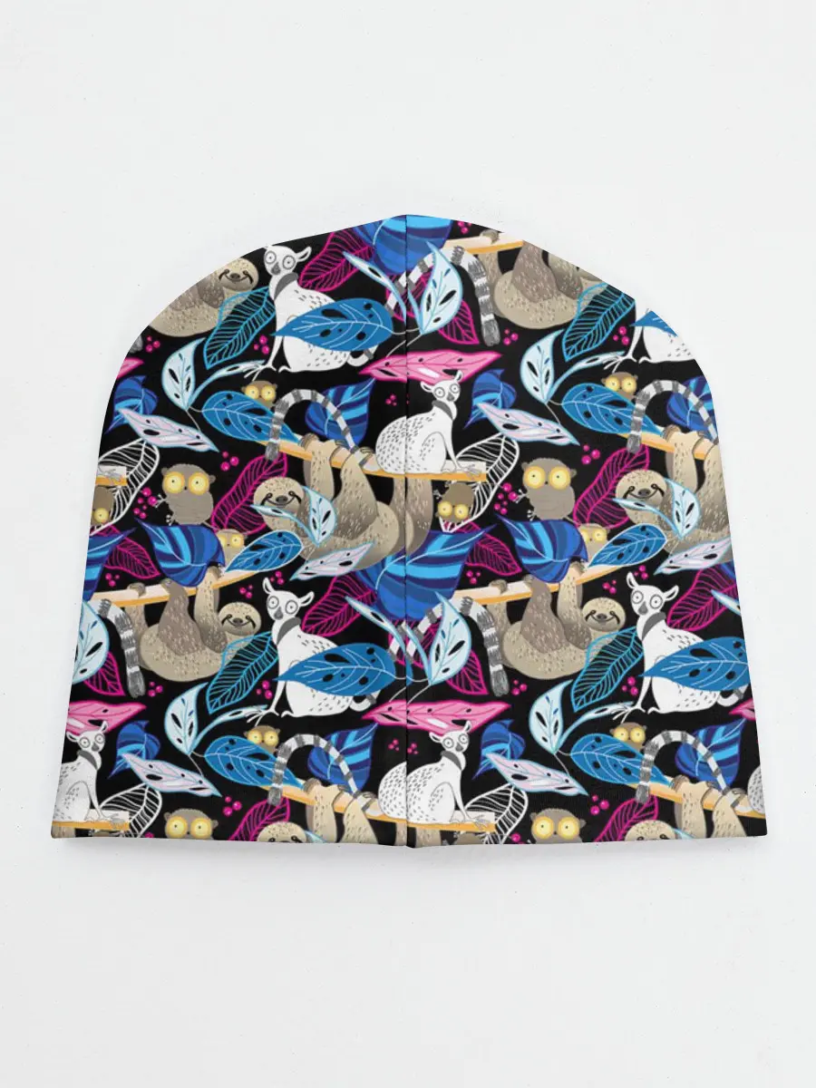 Детская шапка / Ленивцы и Лемуры