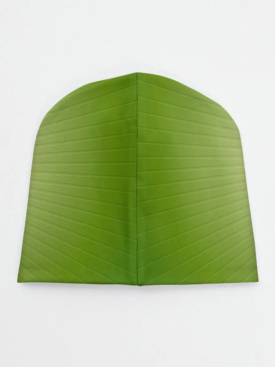 Детская шапка / Билли Айлиш на зеленом фоне