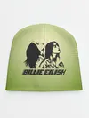 Детская шапка / Билли Айлиш на зеленом фоне