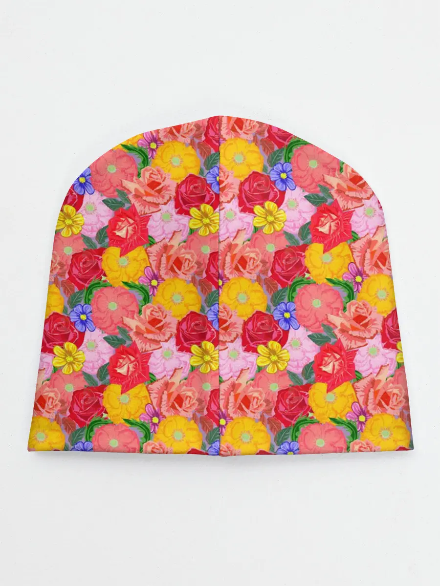 Детская шапка / Цветы