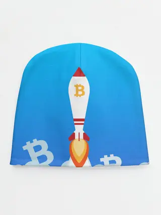 Детская шапка / БИТКОИН В КОСМОС