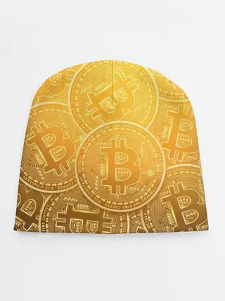 Детская шапка / БИТКОИН МОНЕТЫ