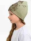 Детская шапка / чехол дудлинг цветы
