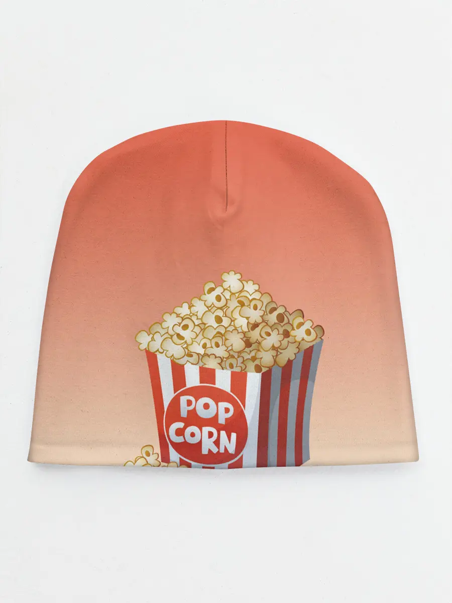 Детская шапка / попкорн рисунок