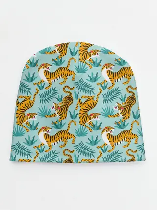 Детская шапка / Рычащие Тигры Паттерн