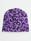 Детская шапка / Сиреневые бабочки