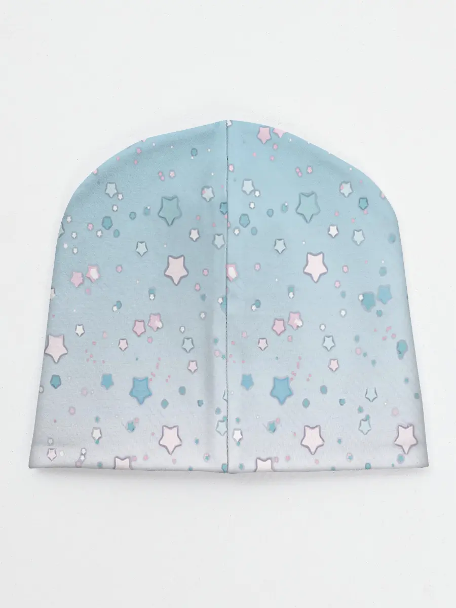 Детская шапка / милые звездочки узор