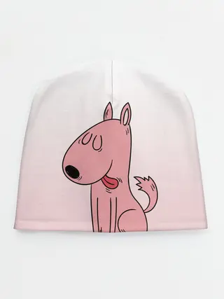 Детская шапка / мультяшный мопс