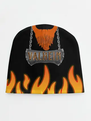 Детская шапка / VALHEIM косплей с бородой