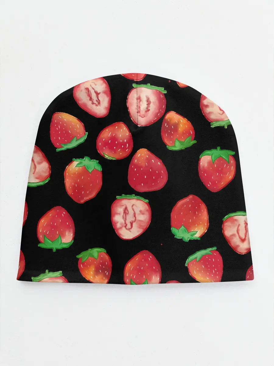 Детская шапка / Клубничка