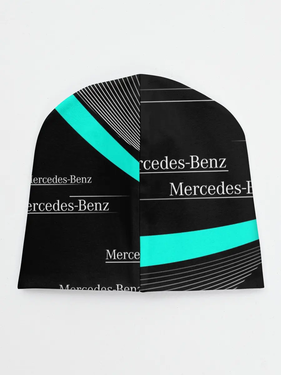 Детская шапка / MERCEDES BENZ АКВАМАРИНОВЫЙ