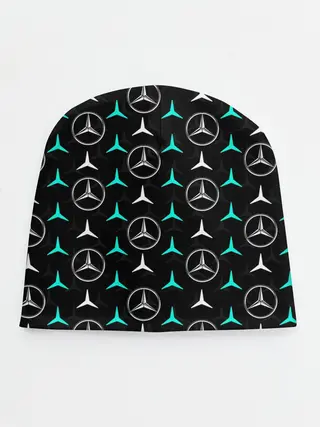 Детская шапка / MERCEDES BENZ УЗОР