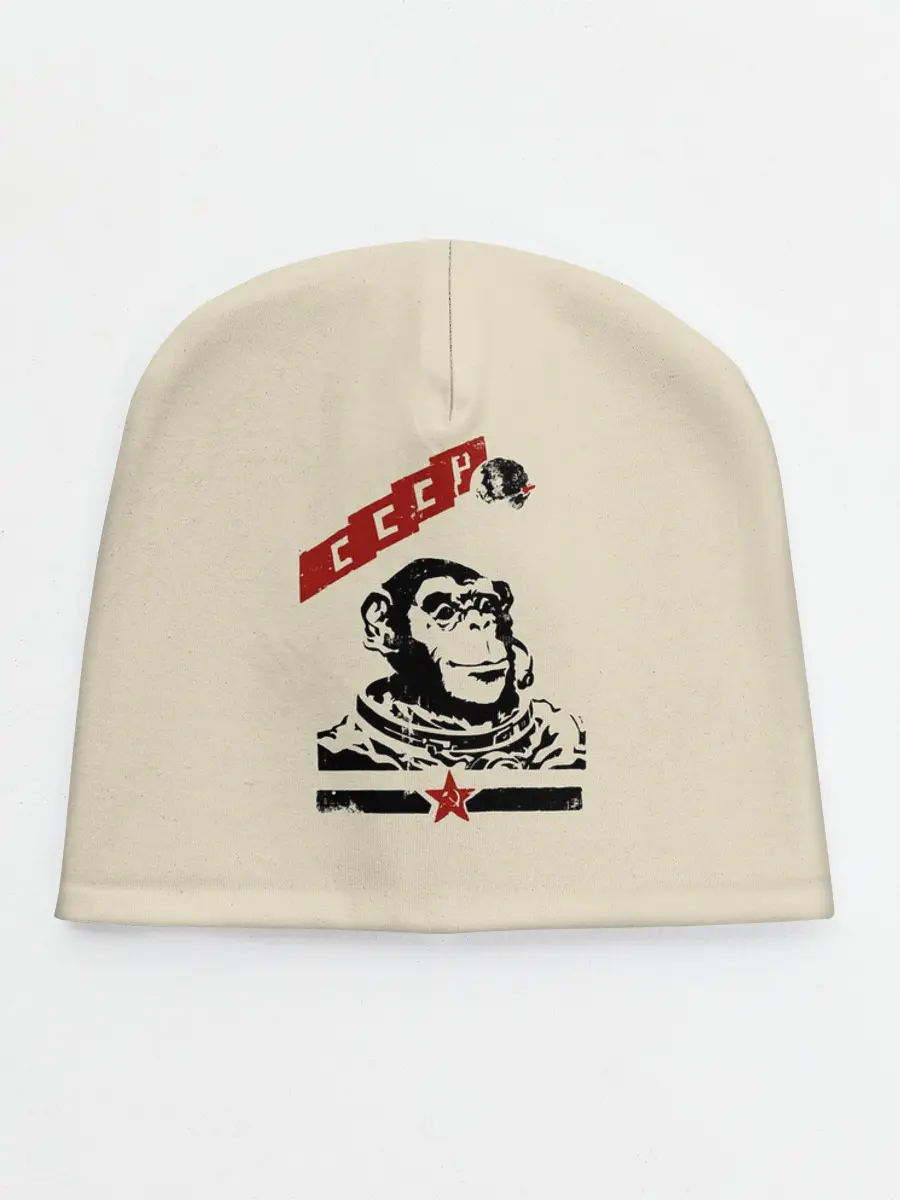 Детская шапка / Обезьяна космонавт