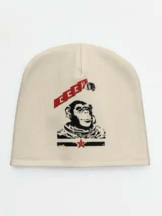 Детская шапка / Обезьяна космонавт