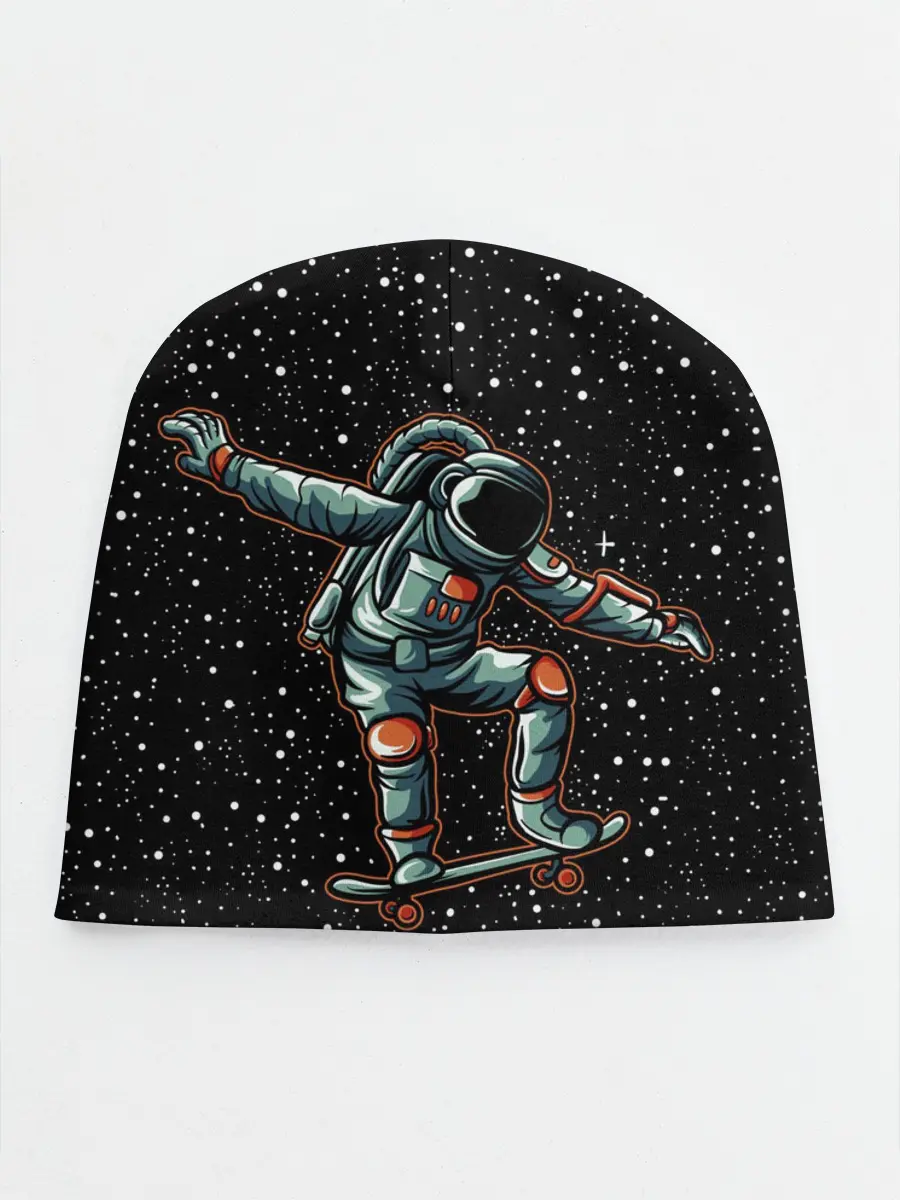 Детская шапка / Космонавт На Скейтборде