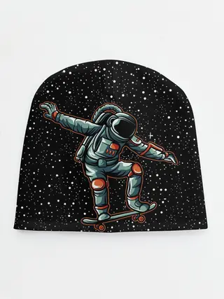 Детская шапка / Космонавт На Скейтборде