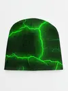 Детская шапка / К - 13 зелёная трещина 3D