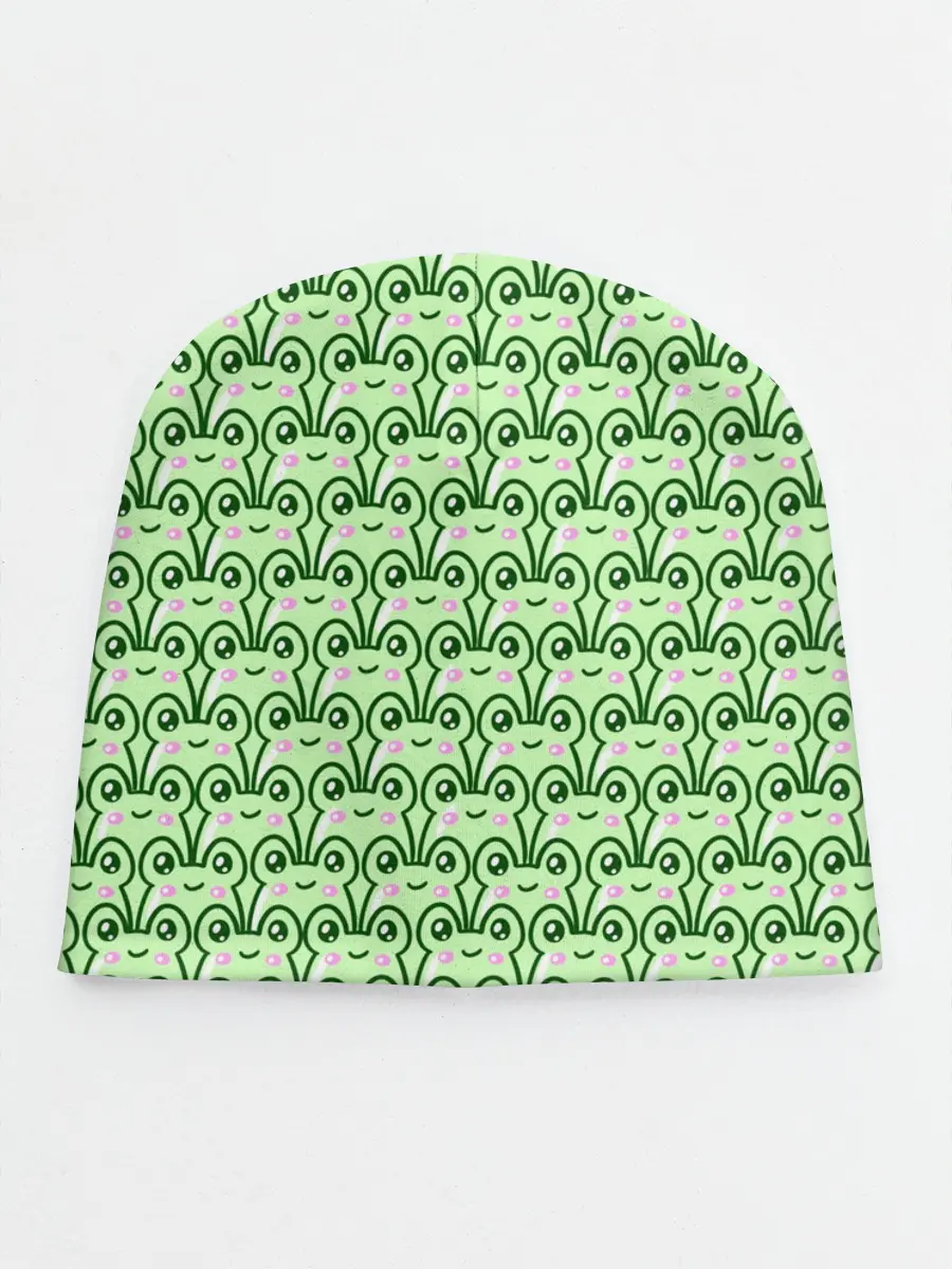 Детская шапка / милые лягушки