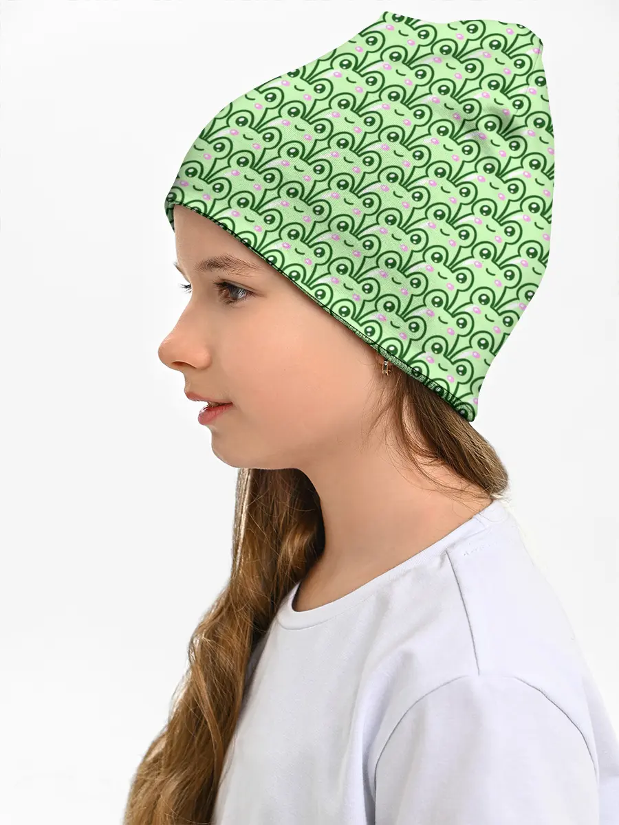 Детская шапка / милые лягушки