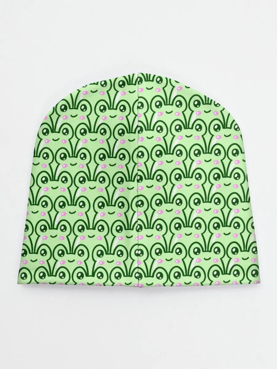 Детская шапка / милые лягушки