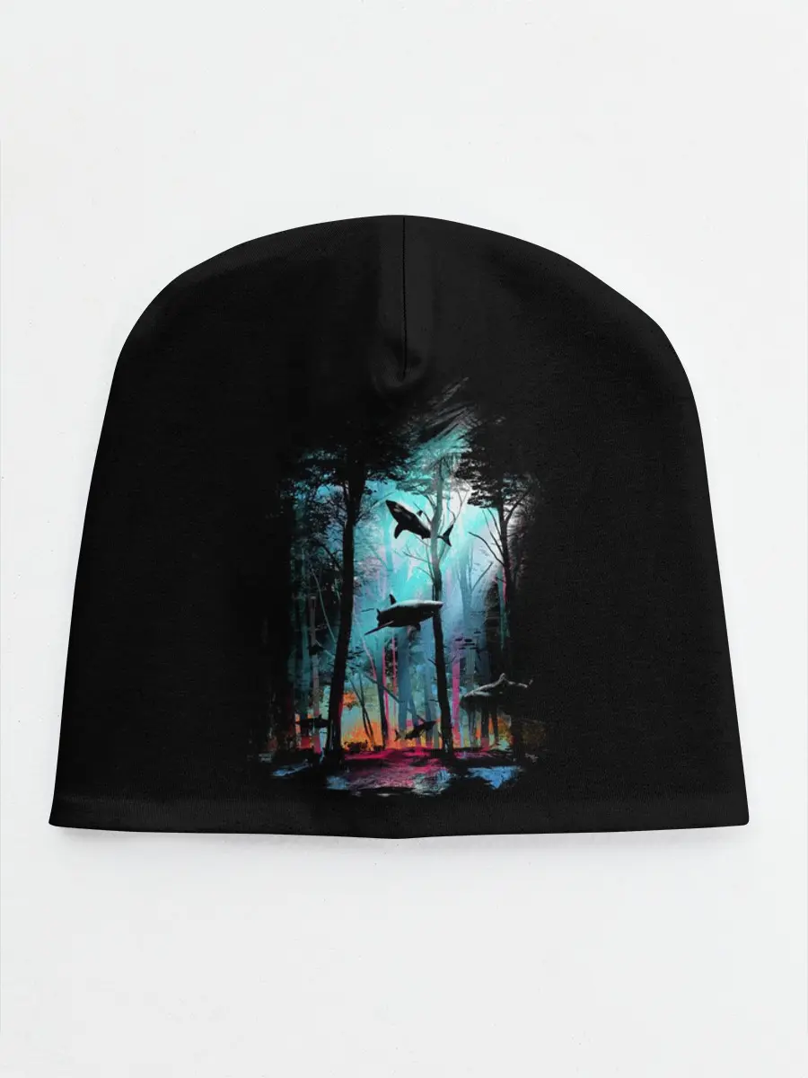 Детская шапка / Shark forest