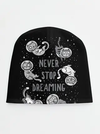 Детская шапка / Коты в Космосе