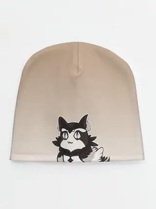 Детская шапка / сова котик аниме