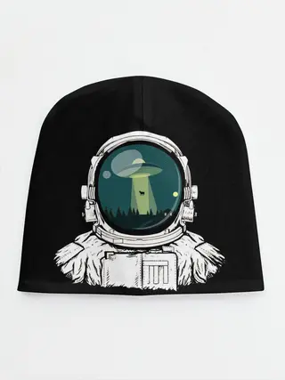 Детская шапка / Скафандр с отражением НЛО