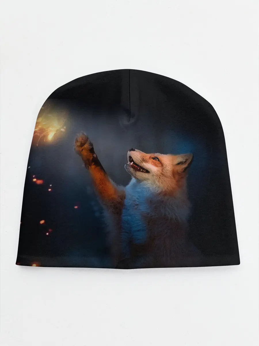 Детская шапка / Лиса и огонек