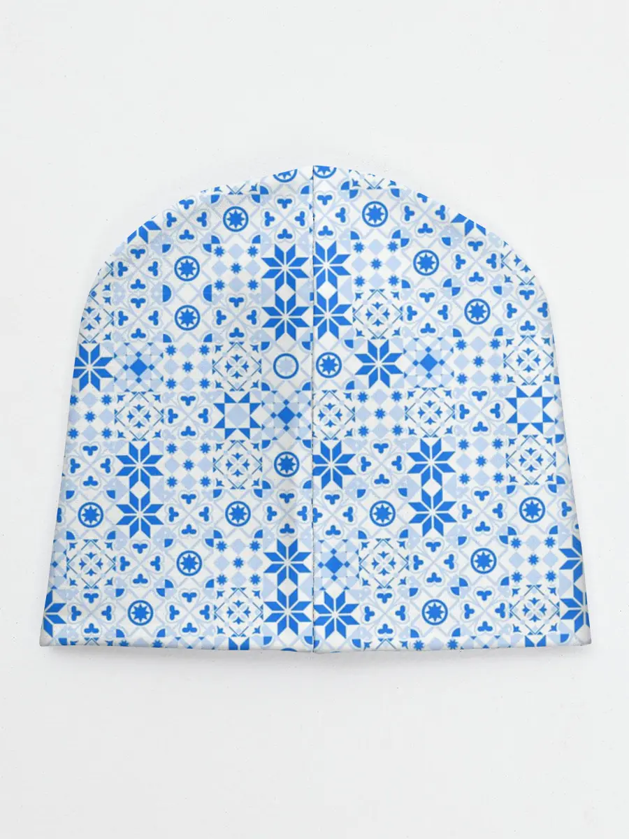 Детская шапка / Орнамент снежинки