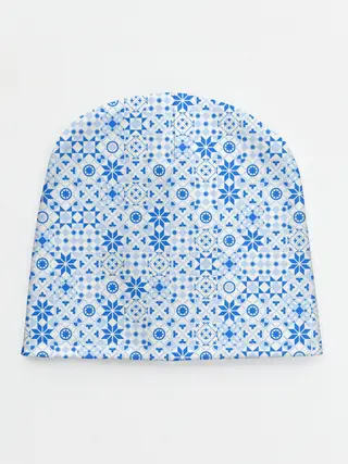 Детская шапка / Орнамент снежинки