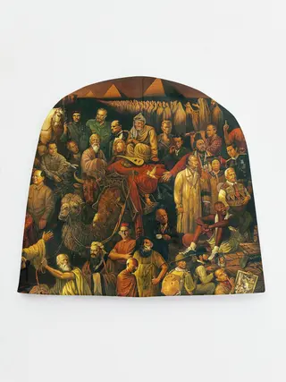 Детская шапка / 100 ЗНАМЕНИТЫХ ЛЮДЕЙ КАРТИНА