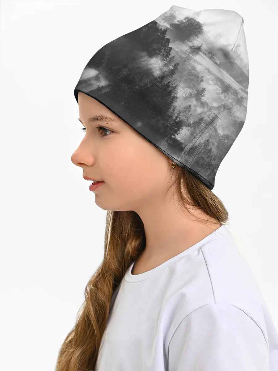 Детская шапка / Туман в лесу