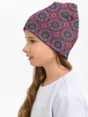 Детская шапка / Африканский цветочный узор