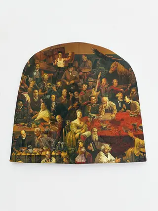 Детская шапка / 100 ЗНАМЕНИТЫХ ЛЮДЕЙ КАРТИНА